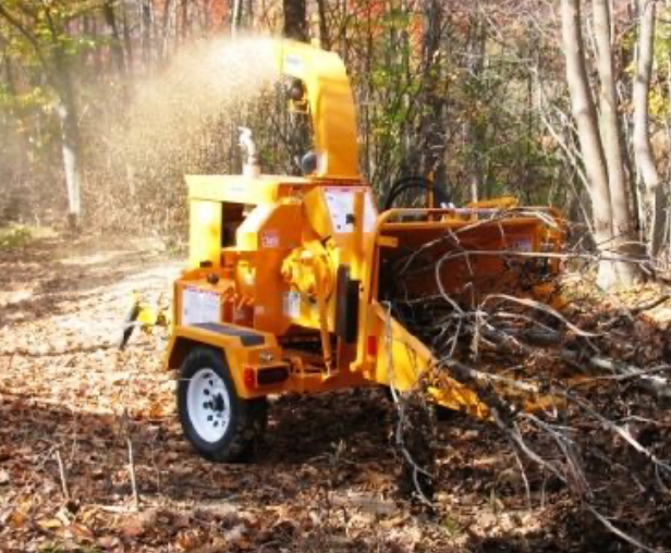 Rent the CHIPPER WOOD 6" Arapahoe Rental Equipment and Trailer